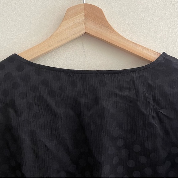 Madewell Smocked Sleeve Daylight Top in Woven Dot - Picture 11 of 11